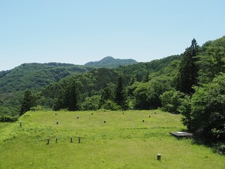 Fototapeta na wymiar View while climbing Mt. Haruna