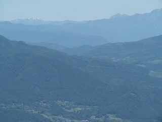 Fototapeta premium View while climbing Mt. Haruna
