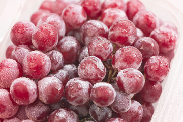 Group of Grape put on background
