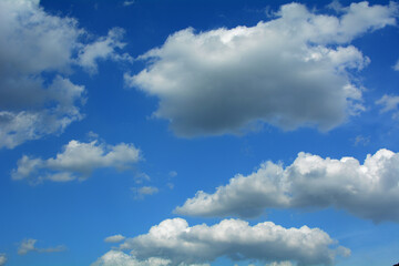 Naklejka na ściany i meble Clouds and blue sky so beautiful.