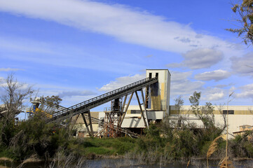 Fototapeta premium industrie des salines Salins de Giraud