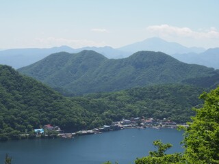 Fototapeta na wymiar Near Mt. Haruna and Lake Haruna