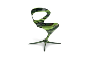3d illustration of design chair isolated

