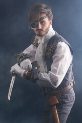 handsome armed noble man