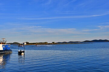boats on the lake