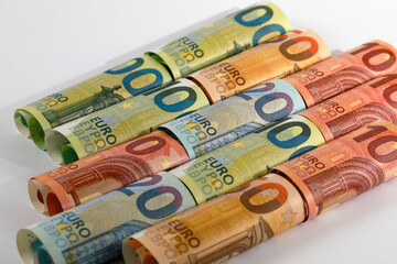 Obraz na płótnie Canvas Paper currency, Euro