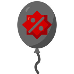 balloon flat icon