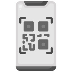 barcode flat icon