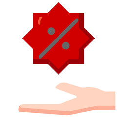 discount flat icon
