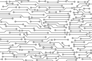 Circuit Board Copy Space Digital Infographic Vector Background