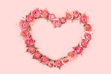 Roses heart - Valentine concept