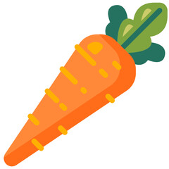 carrot flat icon