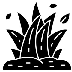 grass solid icon