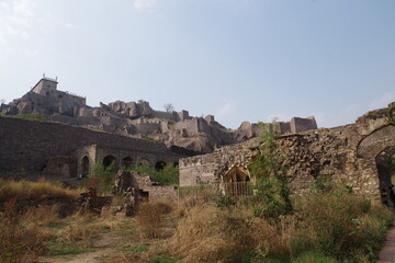 インド　ハイデラバードのゴールコンダフォート