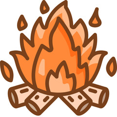 bonfire Two Tone icon