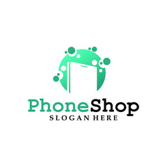 Mobile shop logo design