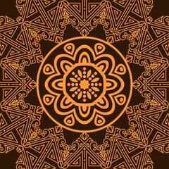 Nahkoda Geometric Decoration Seamless Patern 