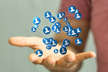 internet net and data digital concept