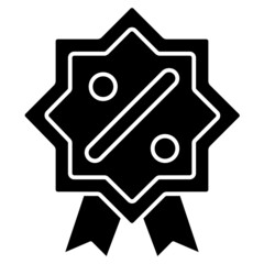 discount solid icon