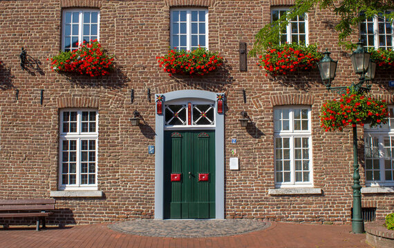 Street in German small town, Kerken