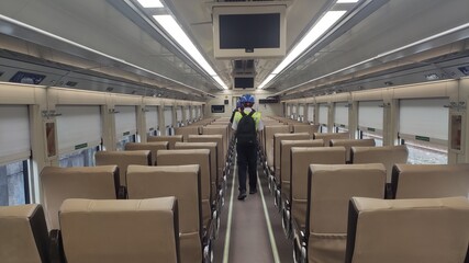 interior of a train