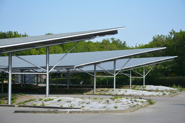 Saint-Herblain - Ombrières photovoltaïques