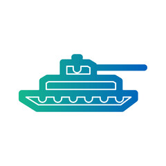 Military tank icon