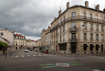 Fototapeta na wymiar Nancy, France. Crossroads in the historic center