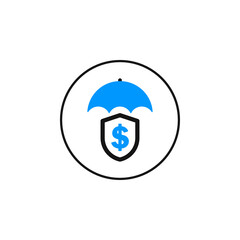 Obraz na płótnie Canvas business insurance icon vector