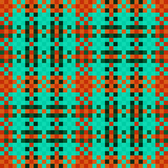 Seamless checkered pattern background. fabric texture. Vector.