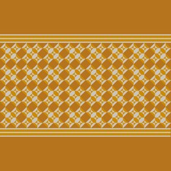 The geometric colorful pattern Vector background. silk pattern or hill tribe clothing white and yellow stripes.