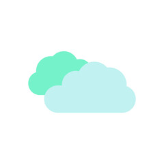 Flat icon, Weather and time related on white background EPS Vector