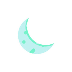 Flat icon, Weather and time related on white background EPS Vector