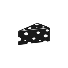 Cheese icon. Vector cheese illustration.