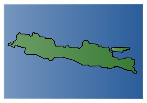 map of the Java island