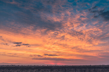 Naklejka premium Sunset in Paradise