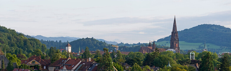 Fototapeta premium Panorama, Freiburg im Breisgau