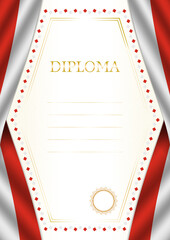 Obraz premium Vertical frame and border with Switzerland flag