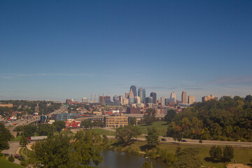 Fototapeta na wymiar Kansas City. Missouri Skyline