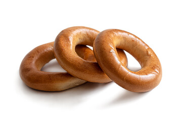 Bagels are a traditional Russian bread product in the form of a ring or an oval