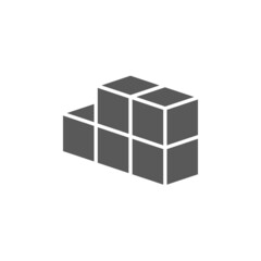 Product unit icon. Marketing, presentation, advertising. Abstract product concept. Vector illustration can be used for topics like promotion, business, development