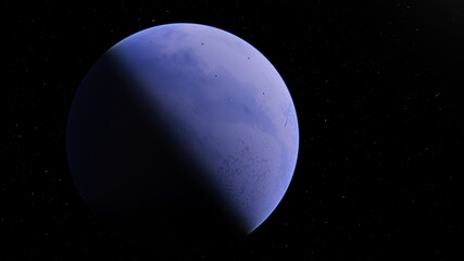 planet suitable for colonization, earth-like planet in far space, planets background