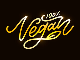 Vector illustration, food design. Handwritten lettering for restaurant, cafe menu. Vector elements for labels, logos, badges, stickers or icons. Calligraphic and typographic collection. Vegan menu