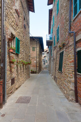 Obraz na płótnie Canvas Passignano sul Trasimeno town view, Umbria, Italy