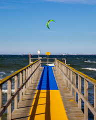 pier on the beach