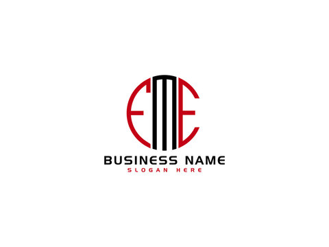 Creative EME Logo Letter Vector Image Design For Business