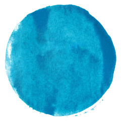 Hand drawn watercolor circle