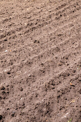 Ploughed field in Pitoes das Junias, Montalegre. Portugal.