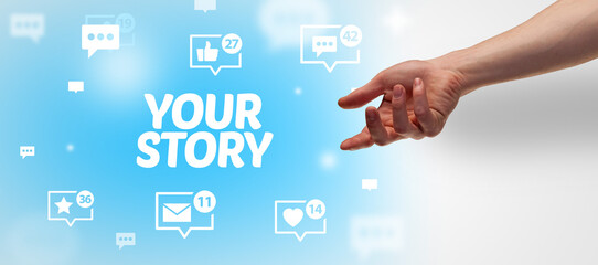 Close-Up Of Cropped Hand Pointing