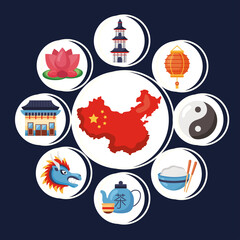 nine china republic icons